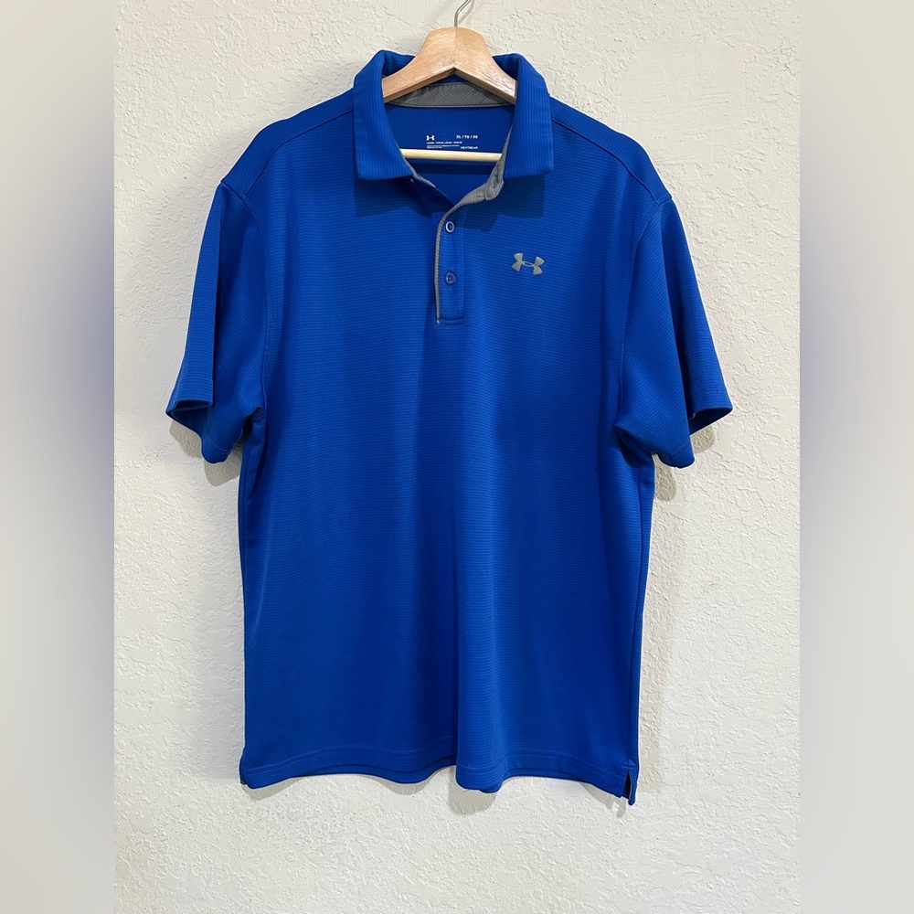 Under Armour Men's Vibrant Blue Polo